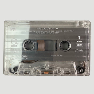 Early 90's Nirvana Bleach Cassette