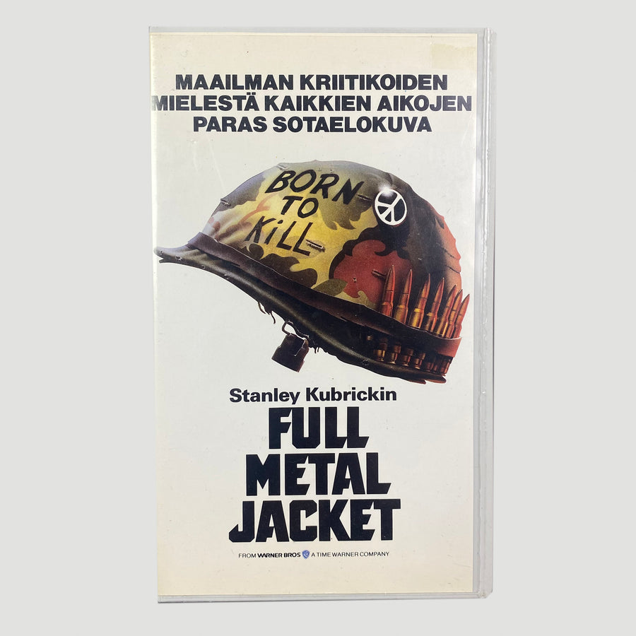 1991 Full Metal Jacket Ex Rental Big Box VHS (Finnish)