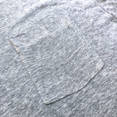80's Plain Single Stitch Grey Marl pocket T-shirt