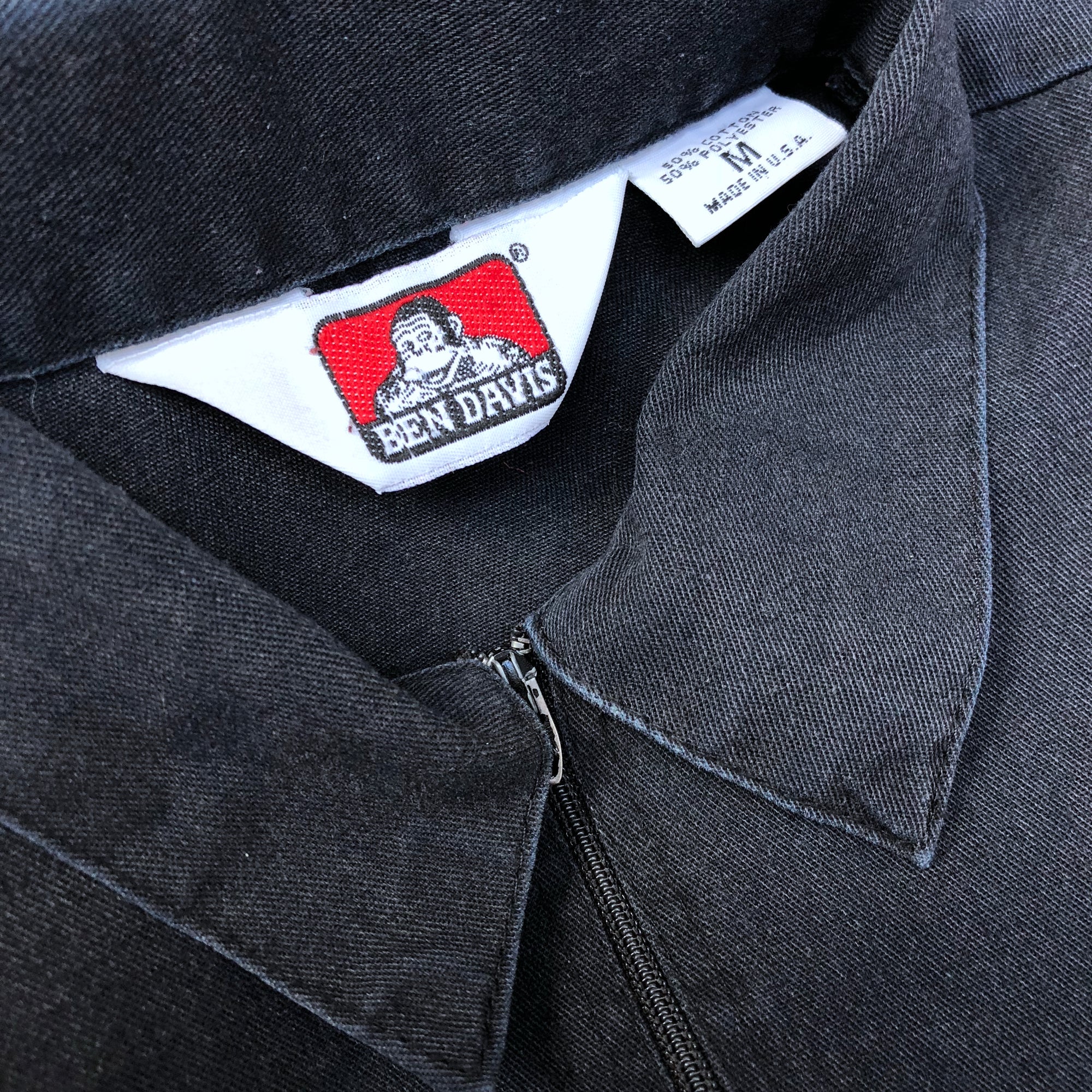 90's Ben Davis Half Zip Work Shirt