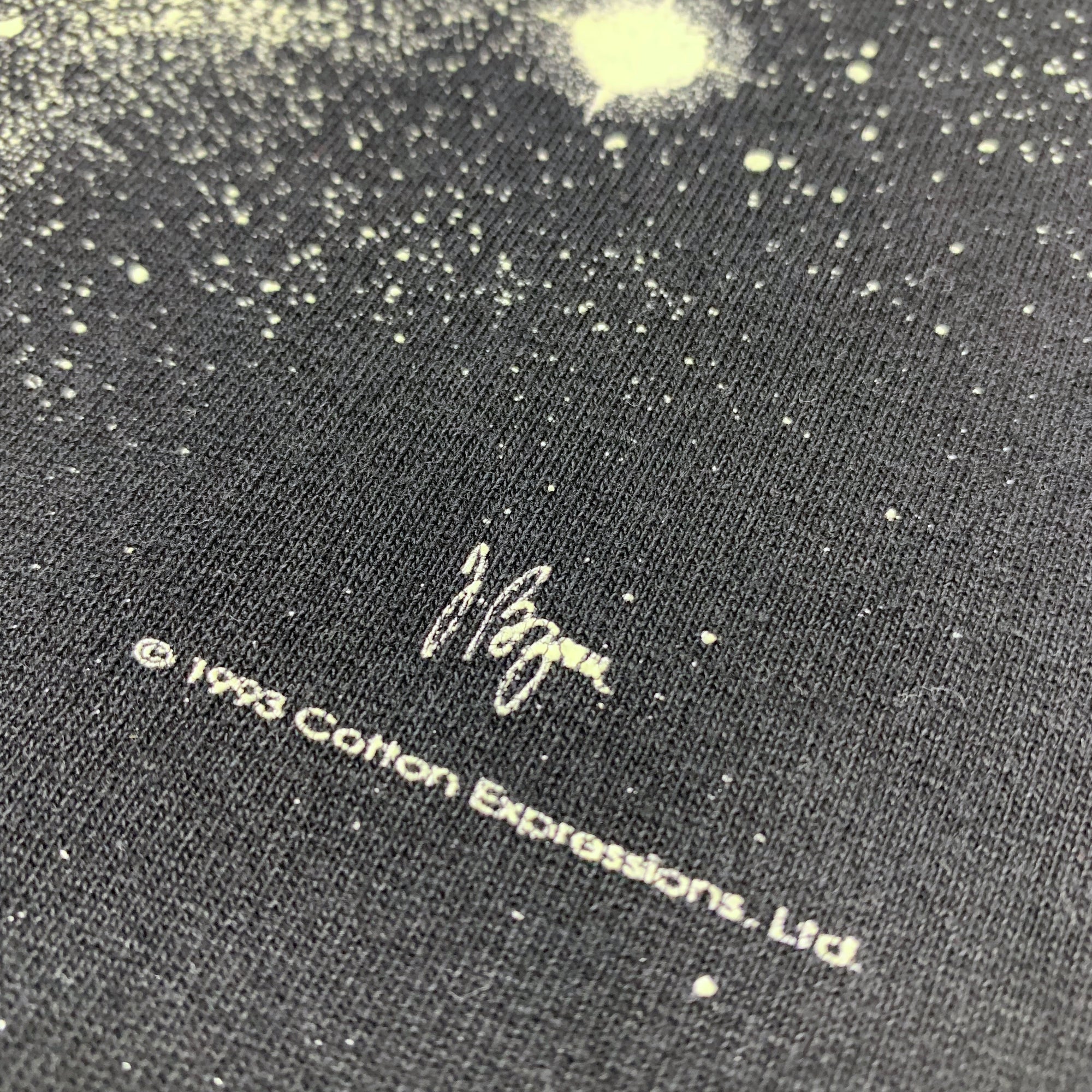 1993 Einstein Glow in the Dark Space T-Shirt