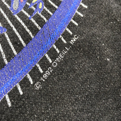 1992 O'Neill Tribal Logo Grey Hoodie