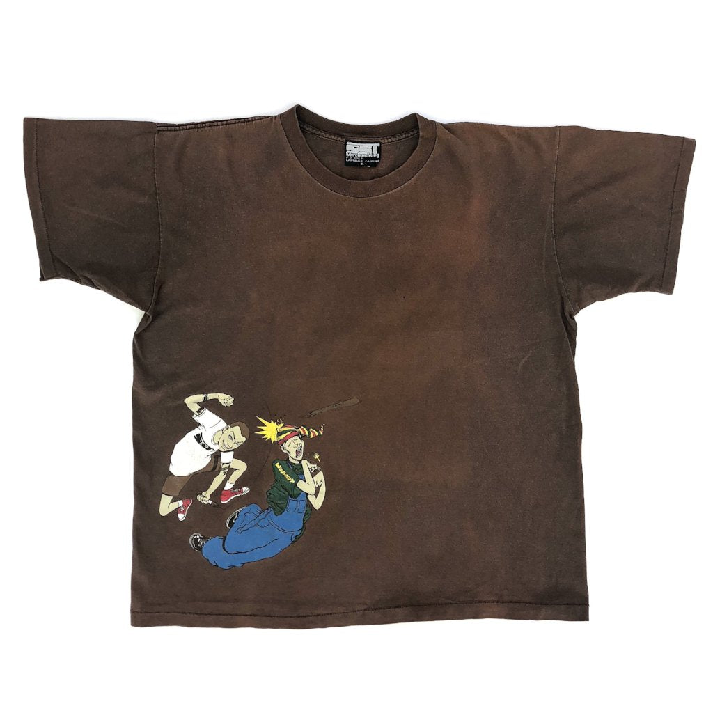 Early 90's SST Records Punk vs. Raver T-shirt