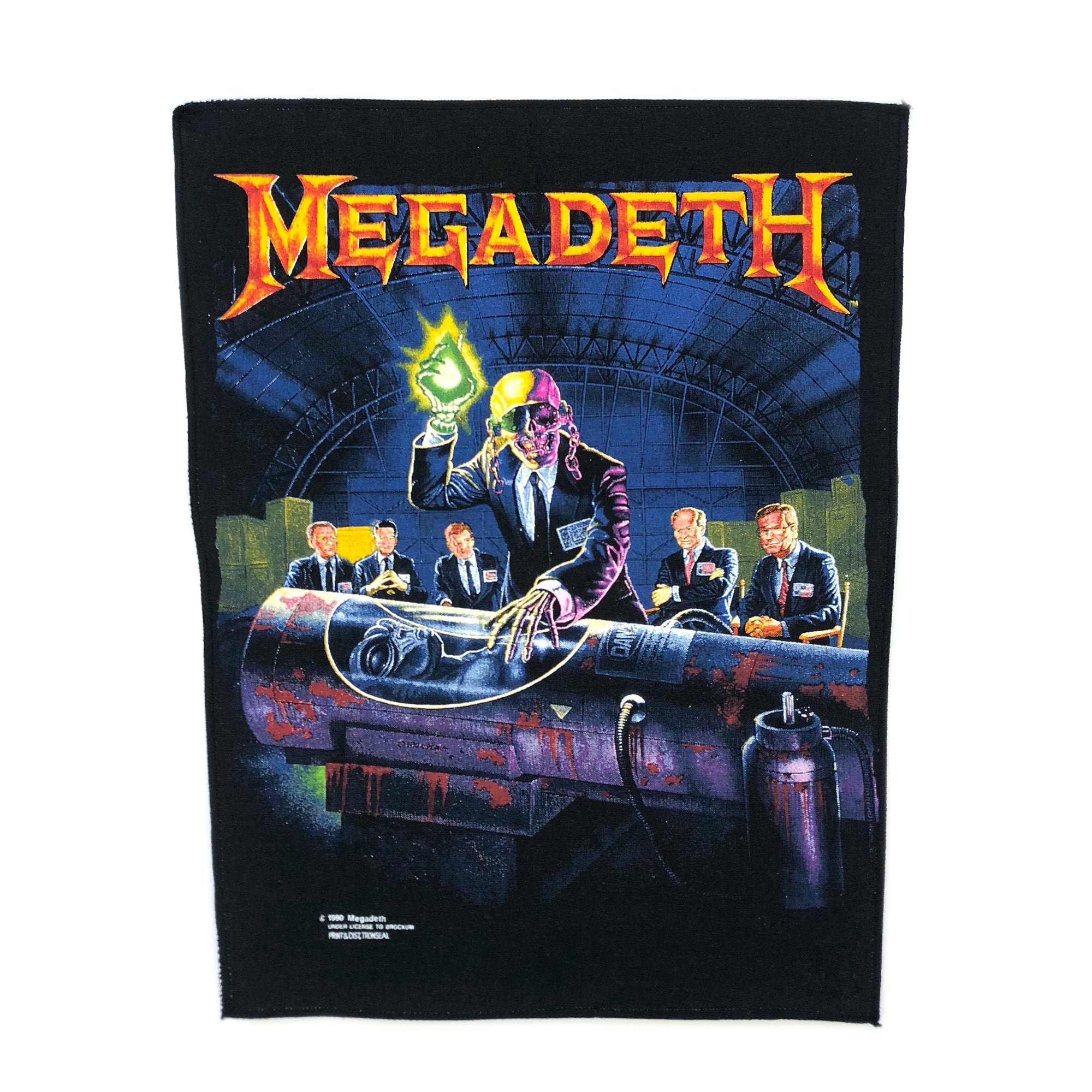 1990 Megadeth 'Rust in peace' Brockum Backpatch