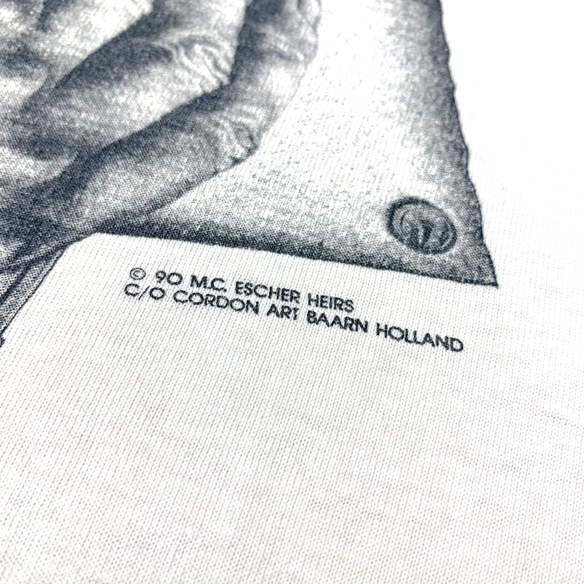 1990 MC Escher all over print T-Shirt