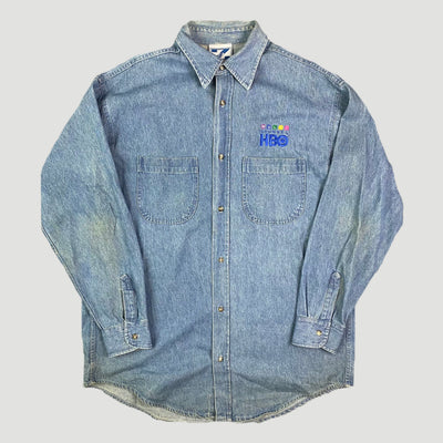 90's HBO Denim Work Shirt