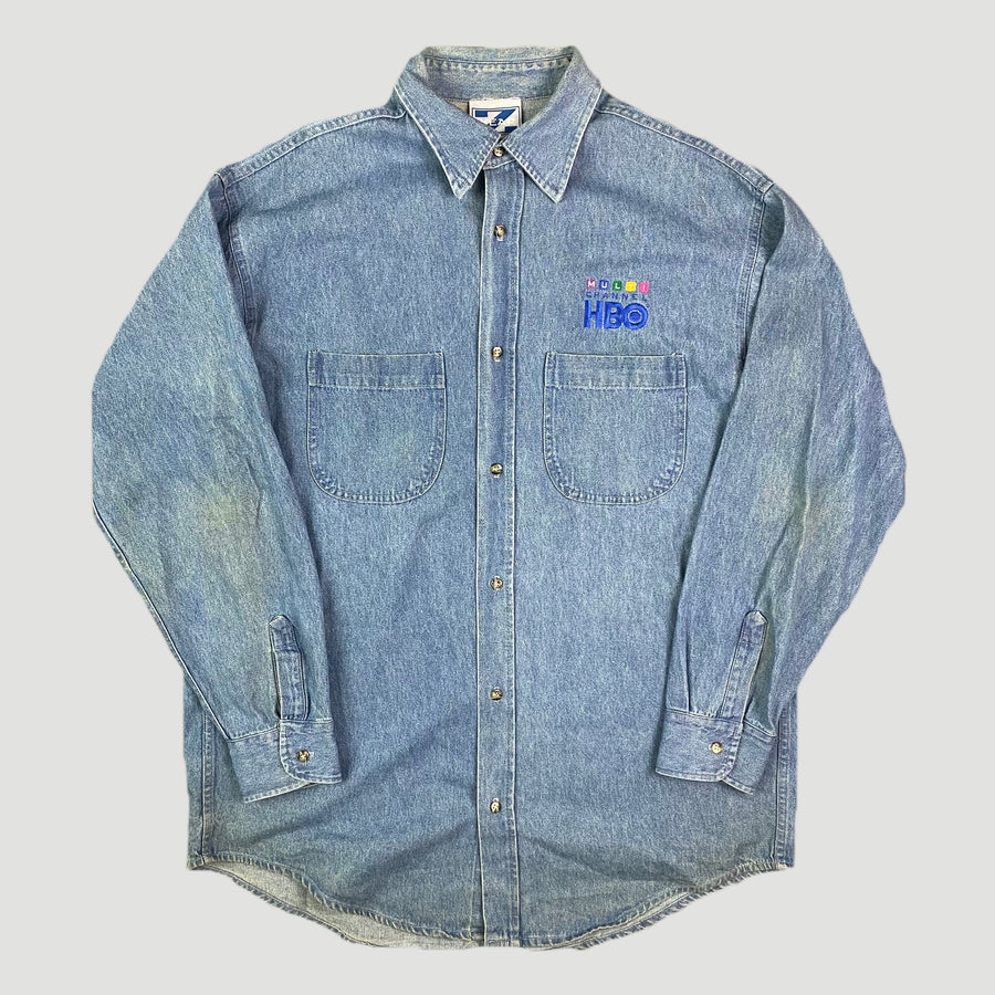 90's HBO Denim Work Shirt