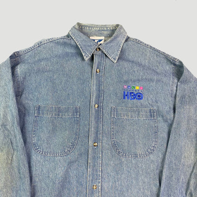 90's HBO Denim Work Shirt