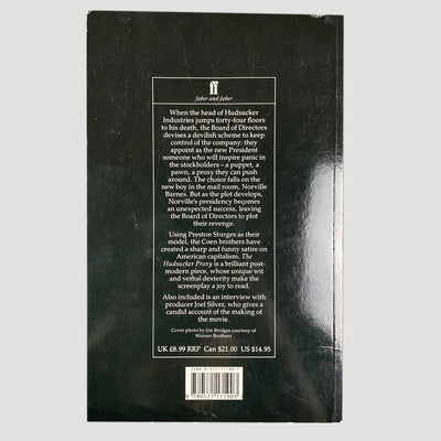 1994 The Hudsucker Proxy Screenplay + Interview