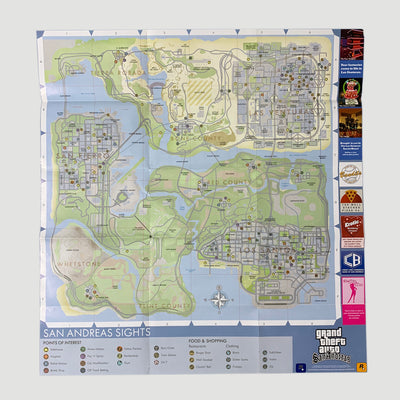 00's Grand Theft Auto Vice City + San Andreas Posters (Set of 2)