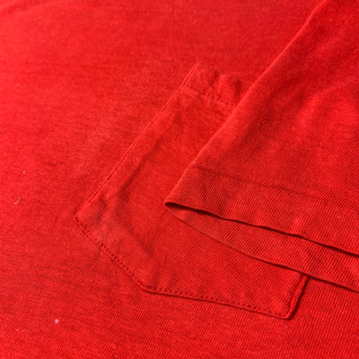 70's Hanes Basic Red Pocket T-Shirt