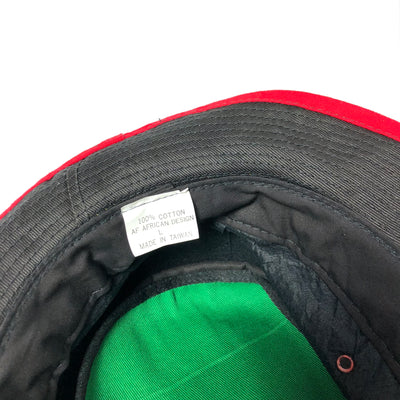 90's Malcolm X Tri-Colour Bucket Hat
