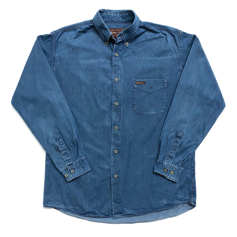 90's Marlboro Classics Denim Logo Tab Shirt