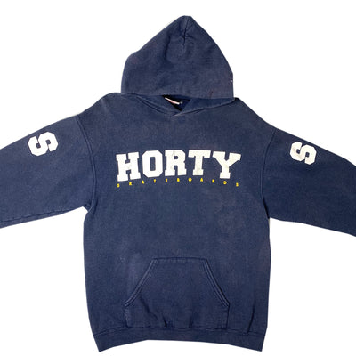 90's Shorty's 'S' Sleeve Navy Hoodie