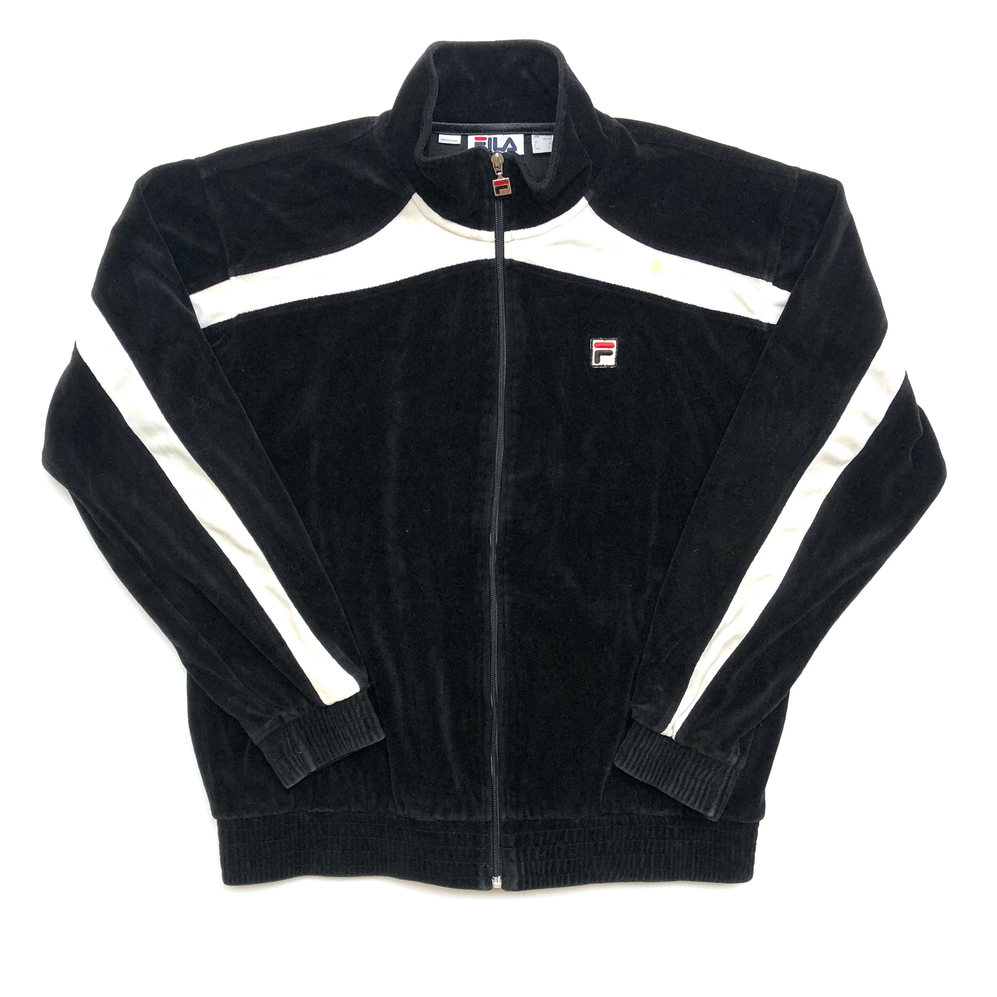 90's Fila Velour Zip Track Jacket