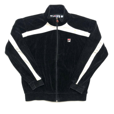 90's Fila Velour Zip Track Jacket