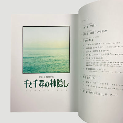 2020 Spirited Away Roman Album Japanese Brochure