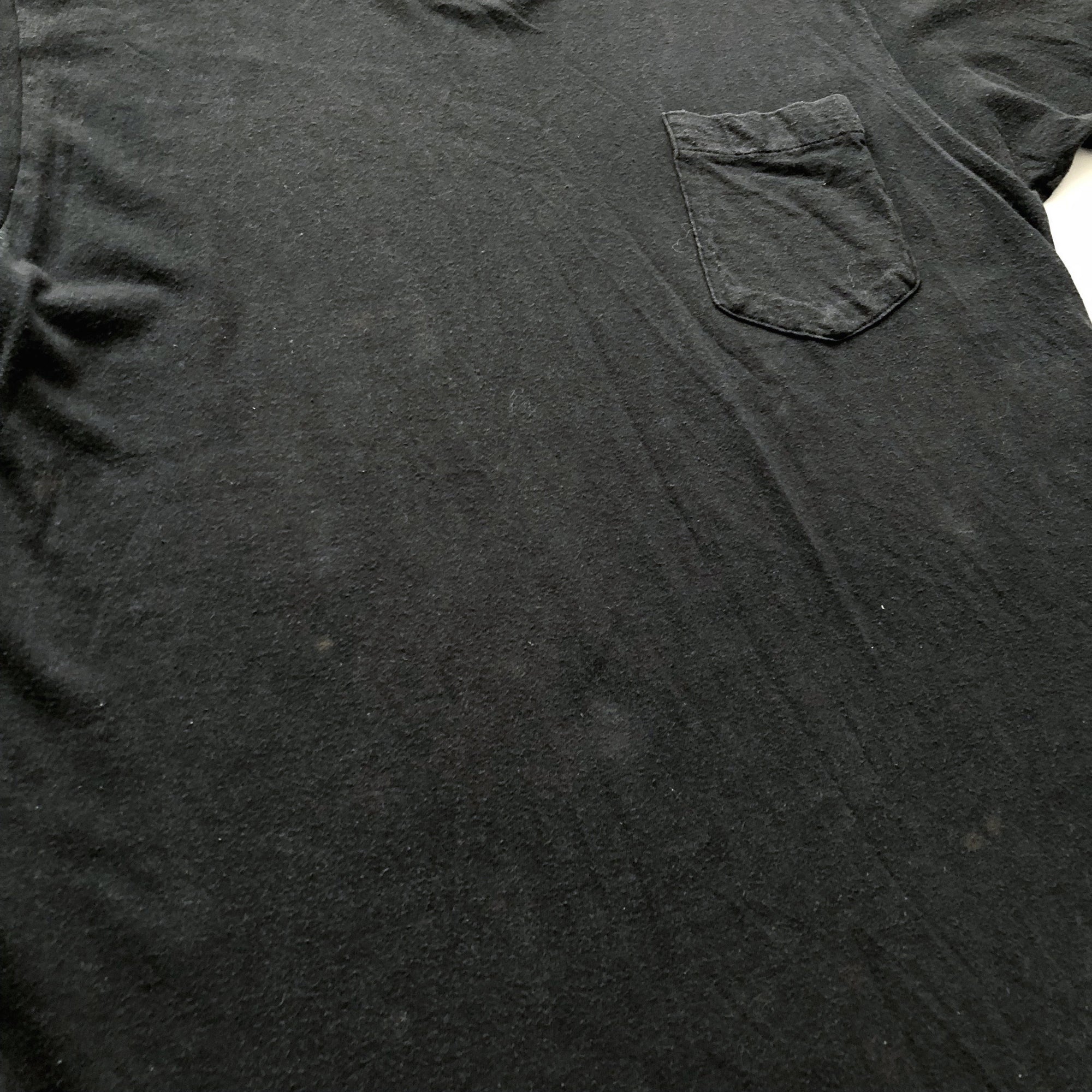 Early 90s Single Stitch Black Pocket T-Shirt