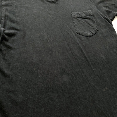 Early 90s Single Stitch Black Pocket T-Shirt
