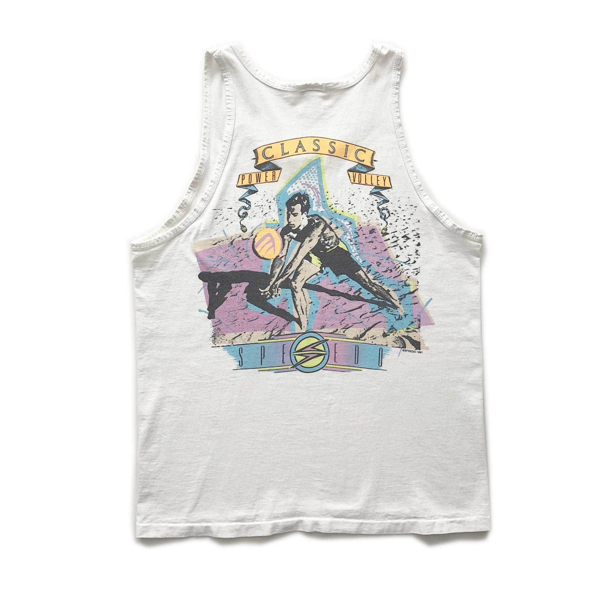 1991 Speedo Classic Volley Tank Top
