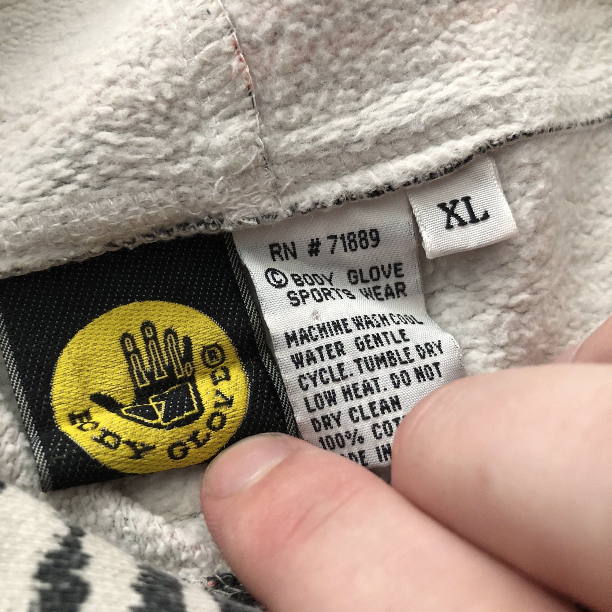 1990 Bodyglove All over Print Hoodie