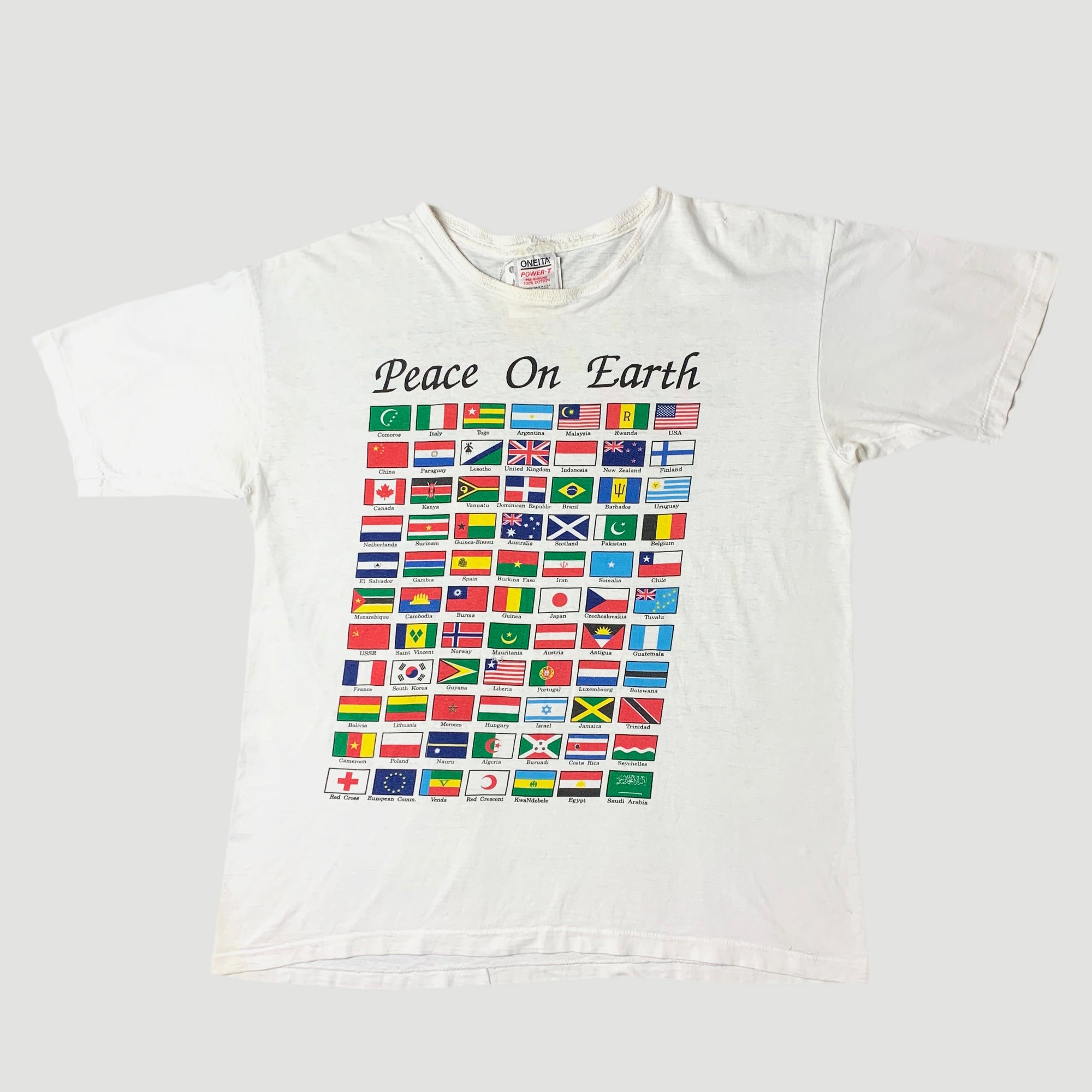 Mid 80's Peace On Earth T-Shirt
