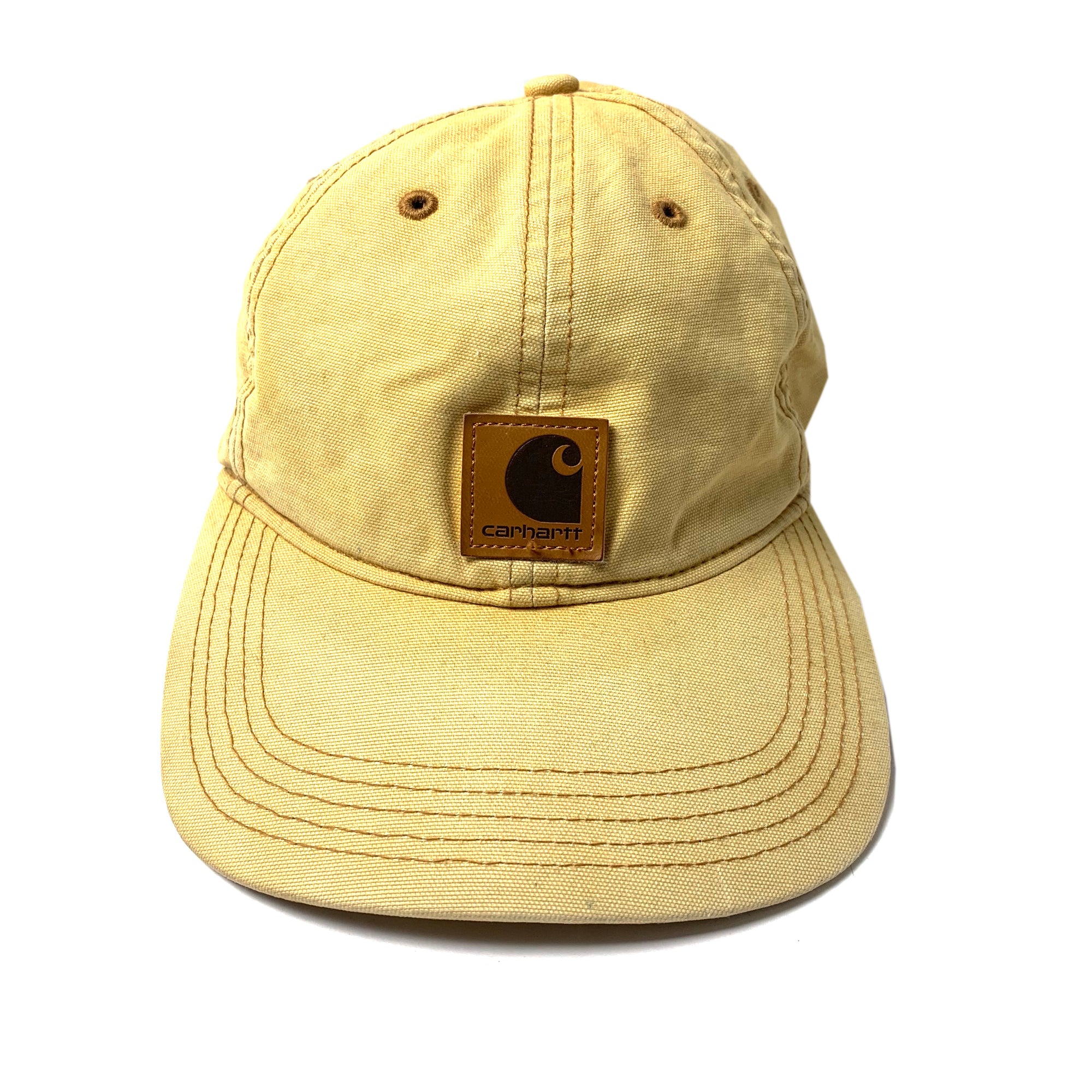 90's Carhartt Camel Denim Velcro-back