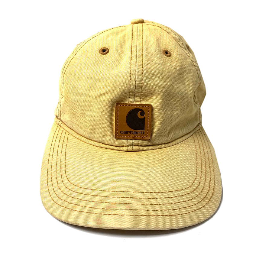 90's Carhartt Camel Denim Velcro-back