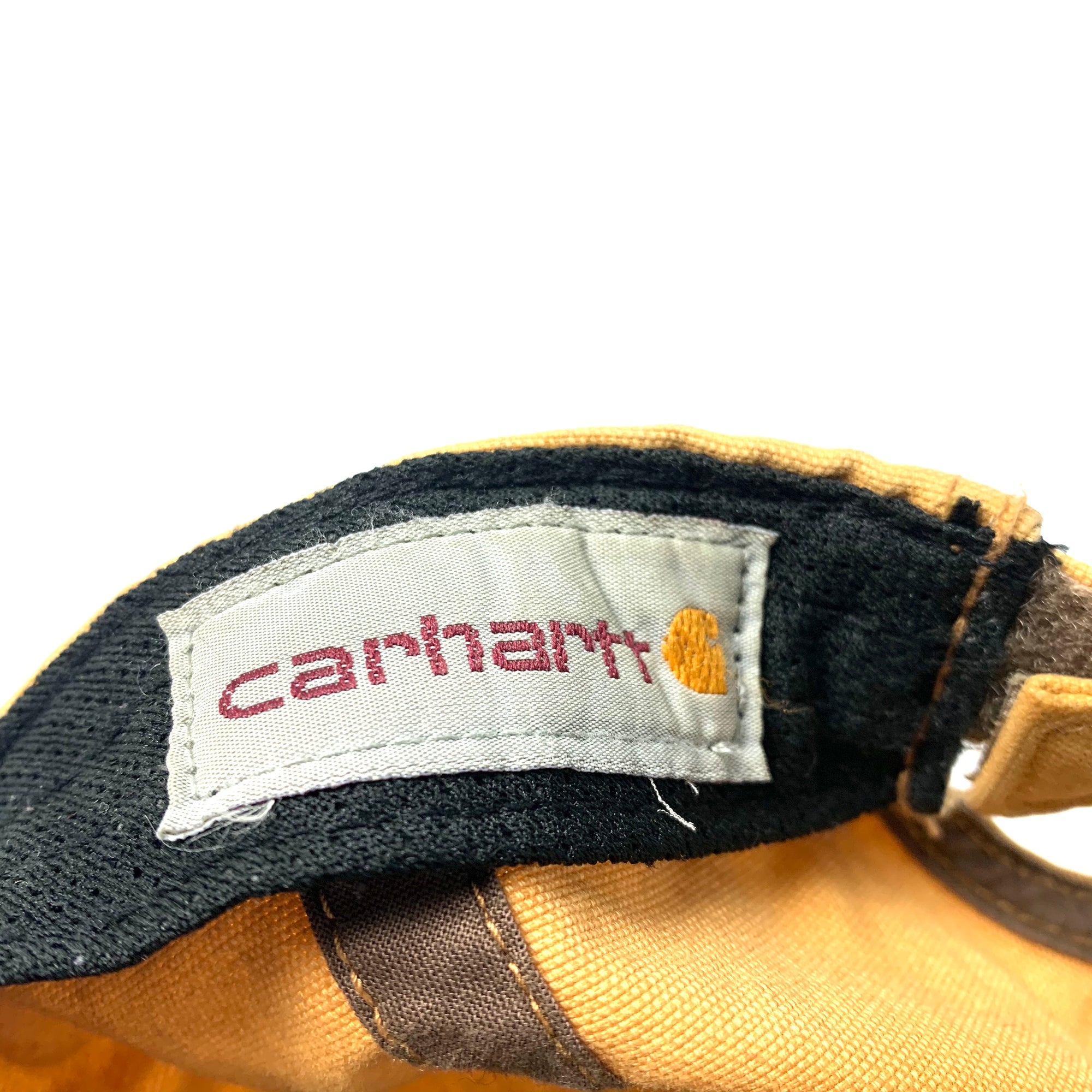 90's Carhartt Camel Denim Velcro-back