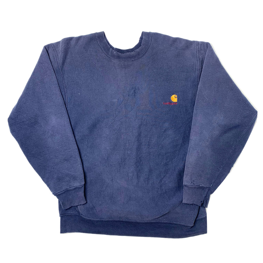 90's Carhartt Navy Sweatshirt