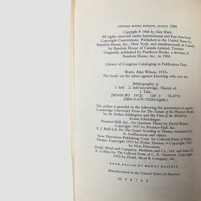 90's Alan Watts 'The Book