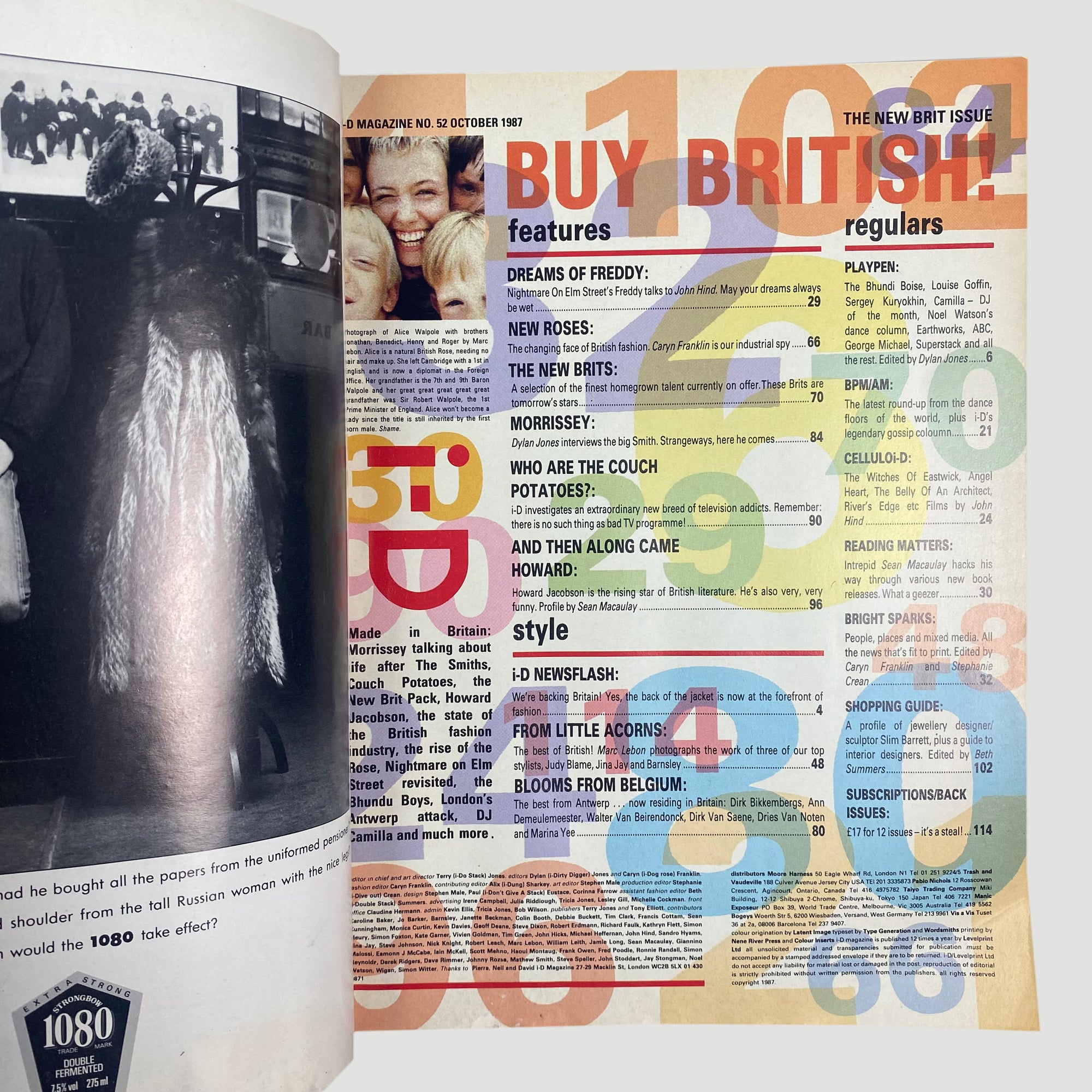 1987 i-D Magazine The Rise of the Rose Issue