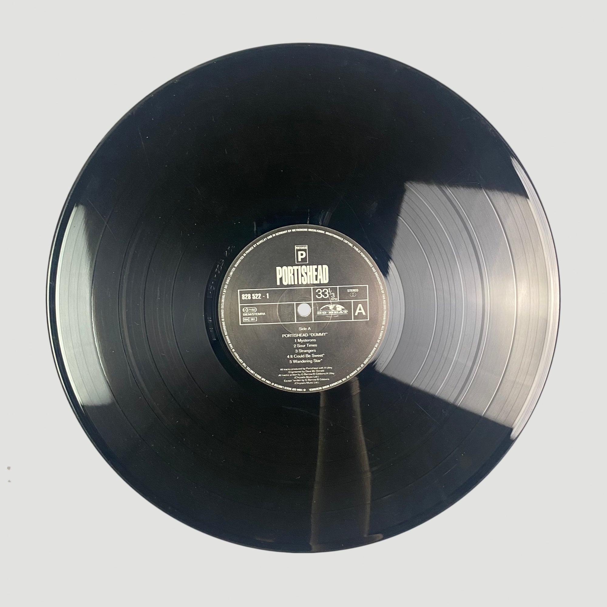 1994 Portishead 'Dummy' UK 1st Press LP