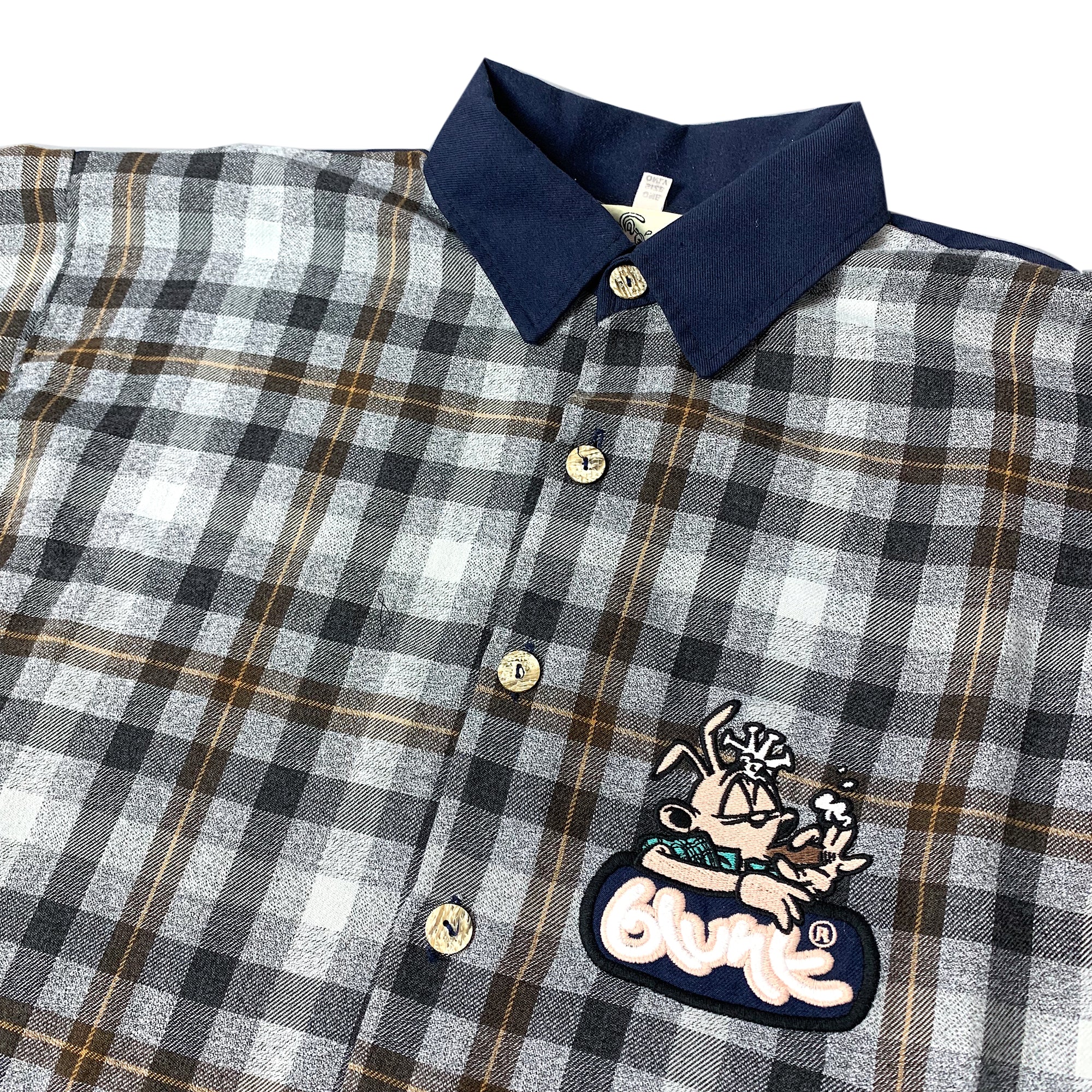 Late 90's Blunt button up plaid Shirt