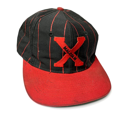 Early 90's Malcolm X Baseball Snapback Cap