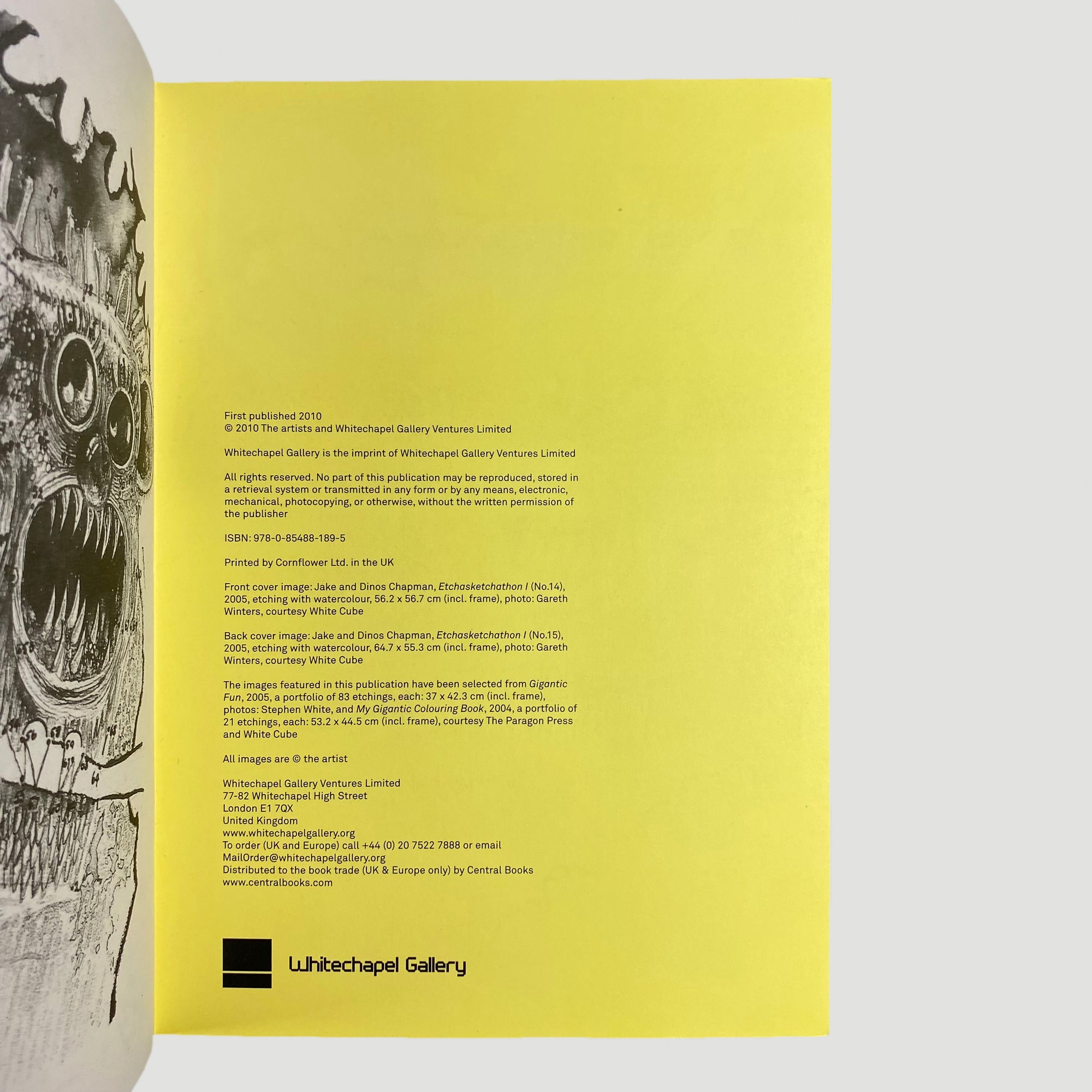 2010 Chapman Brothers Jake & Dino's Colouring Book