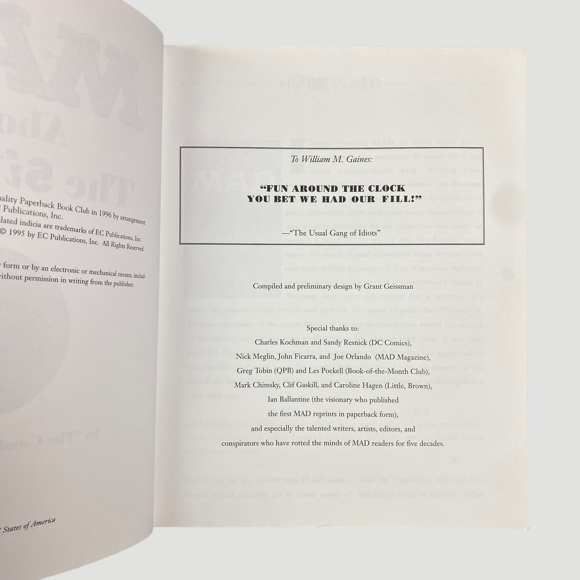 1995 MAD About the Sixties