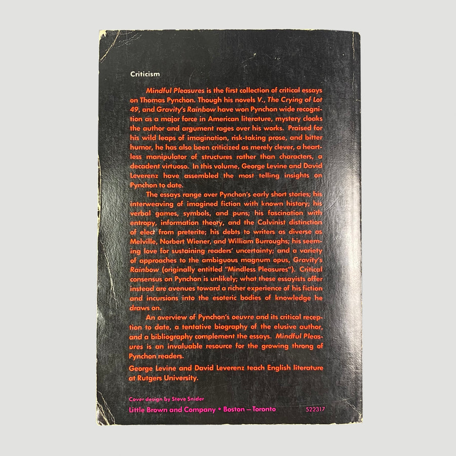 1976 Essays on Thomas Pynchon