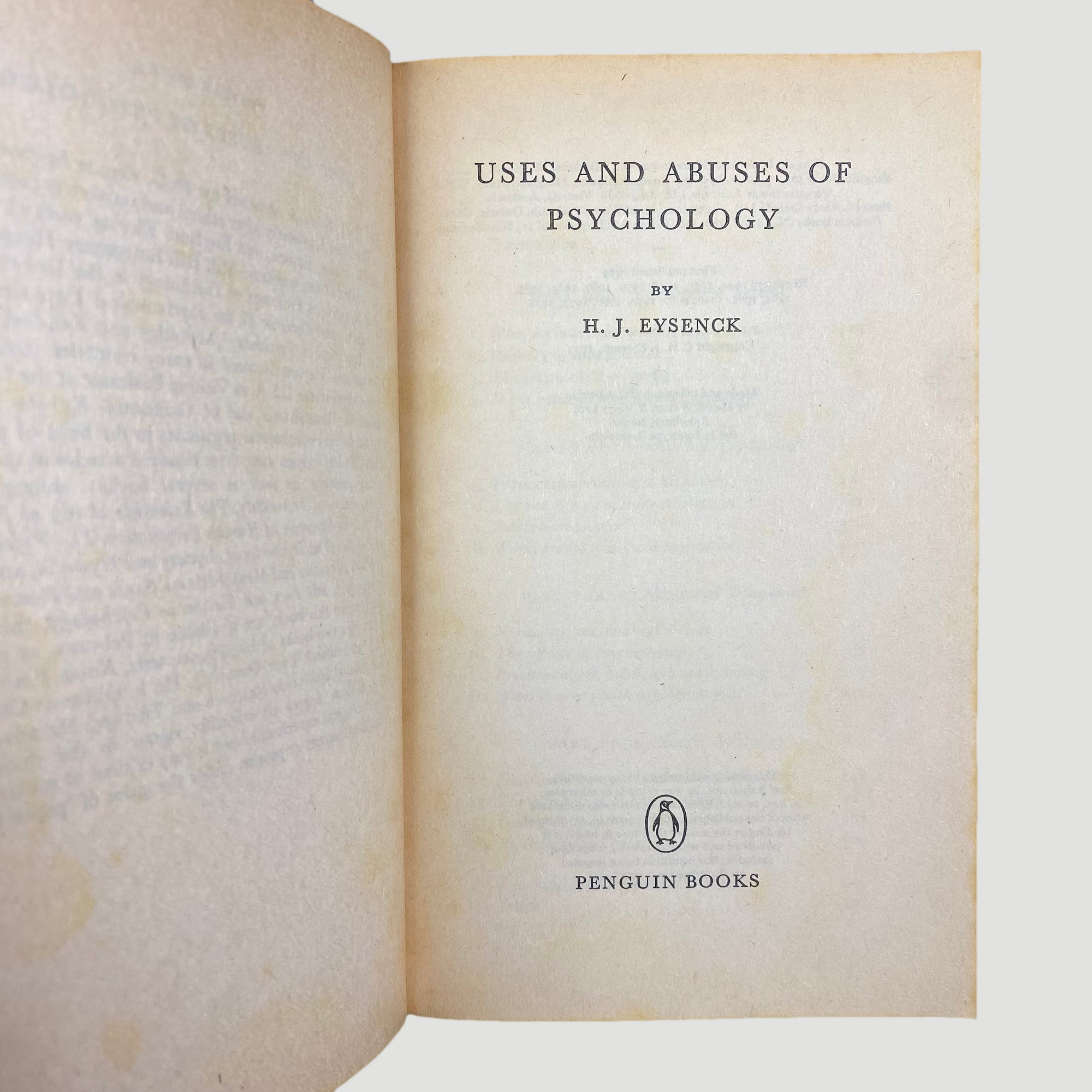 70's Pelican Uses and Abuses of Psychology