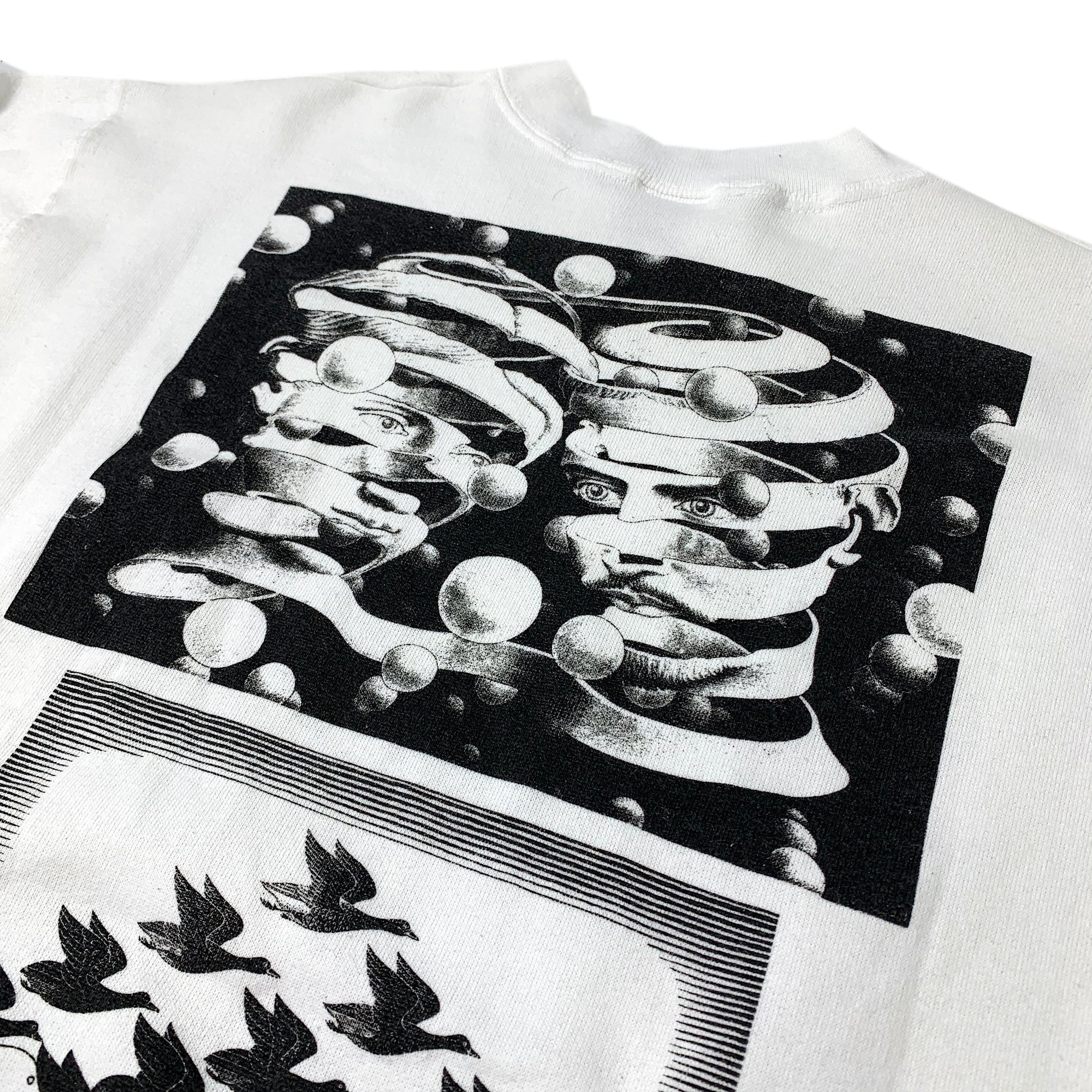 1990 M.C. Escher All Over Print Sweatshirt