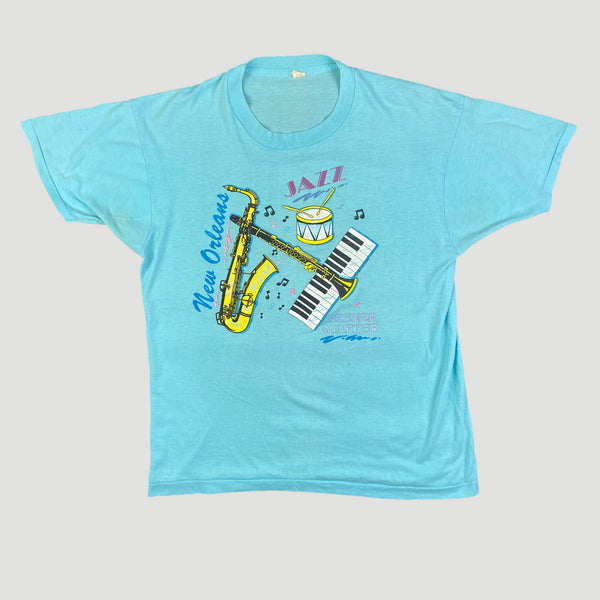 new orleans jazz Tシャツ XL new orleans jazz tシャツ ブラック XL 90s 00s - メルカリ
