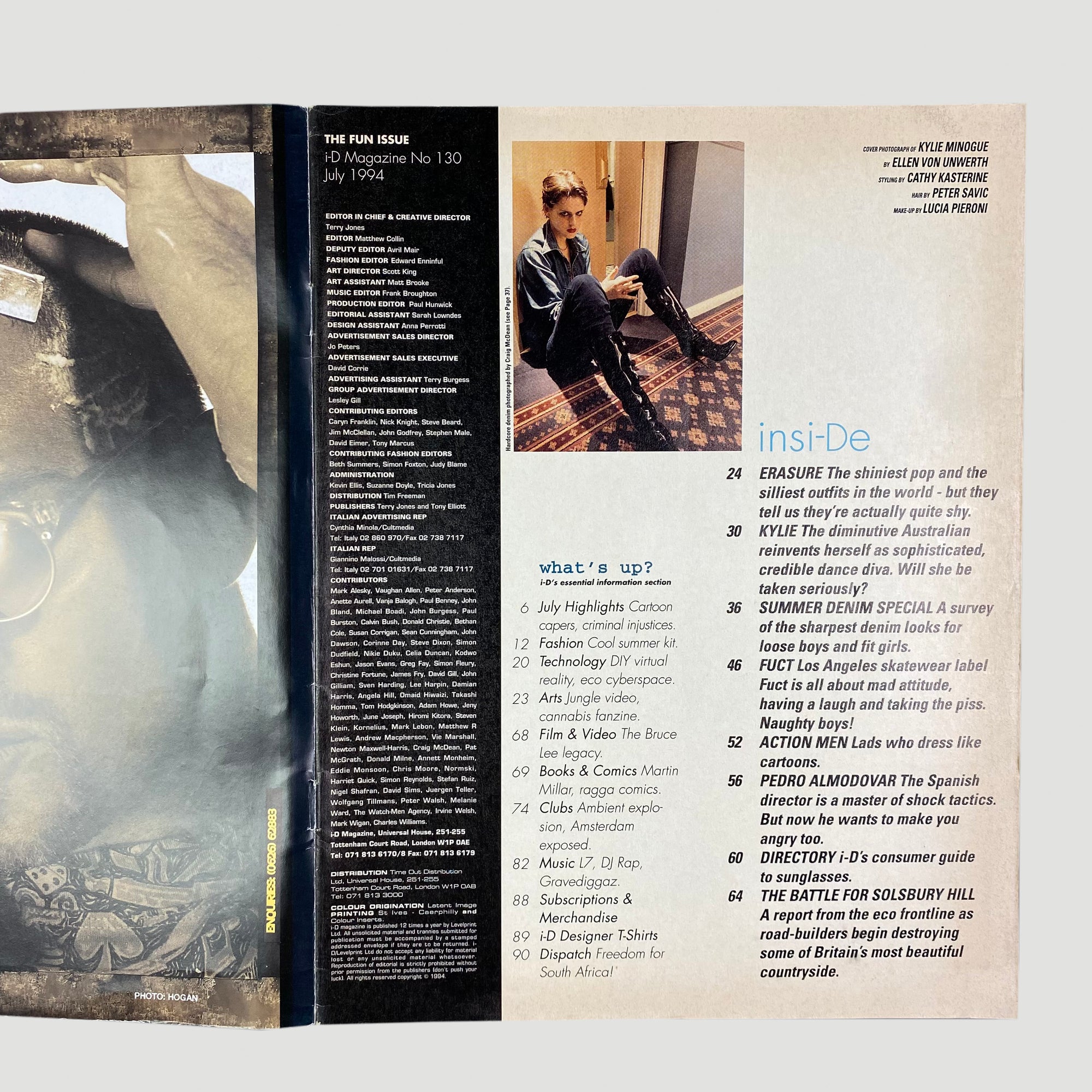 i-D Magazine Kylie Minogue 1994