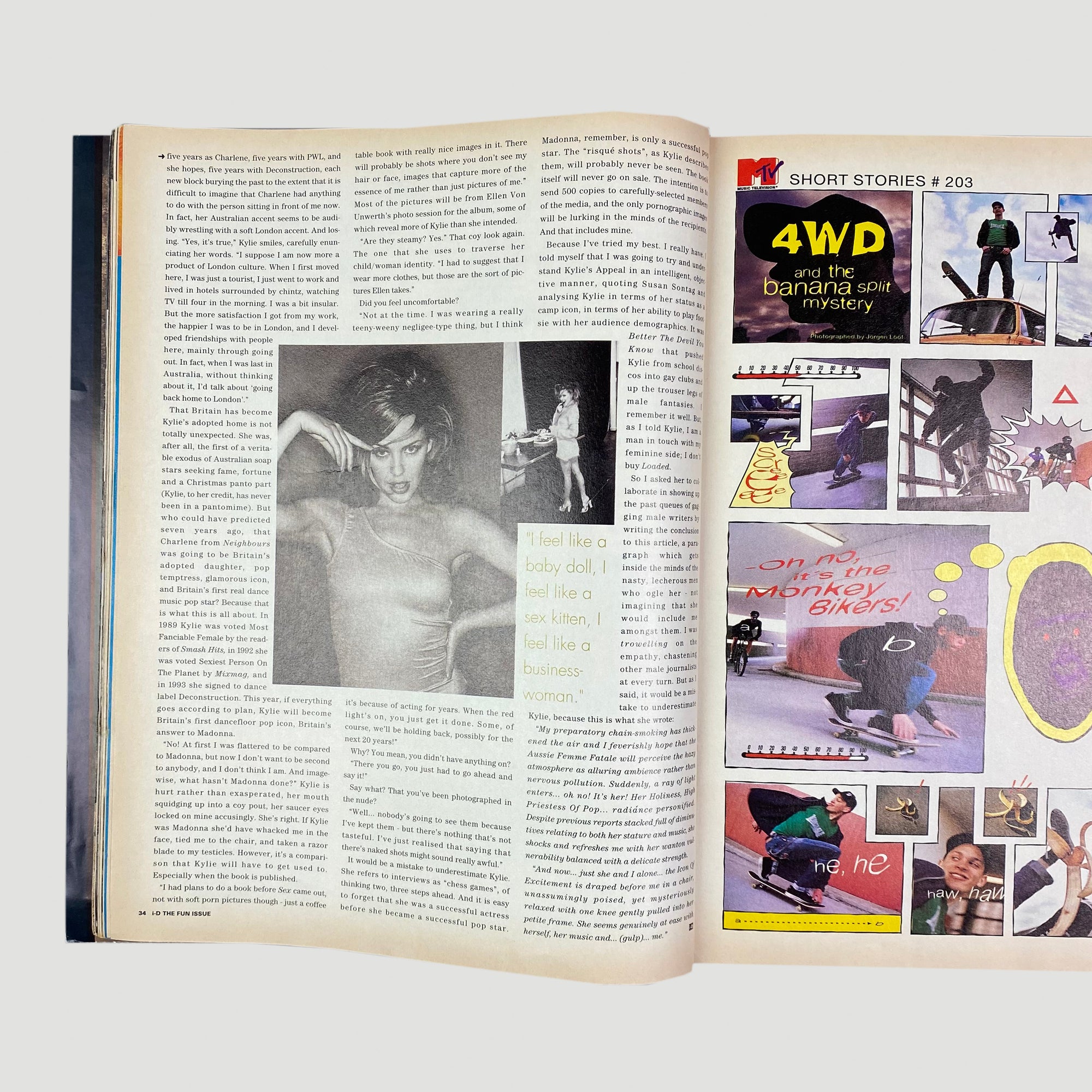 i-D Magazine Kylie Minogue 1994
