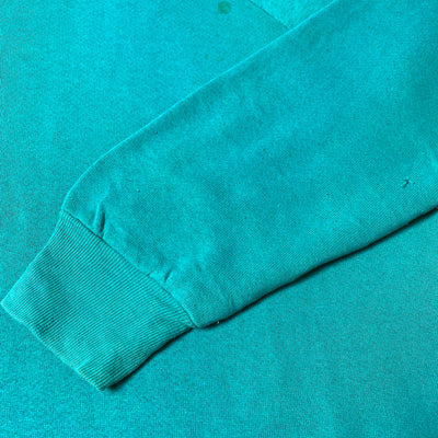 Late 80's Fruit Of The Loom Basic Turquoise Sweatshirt