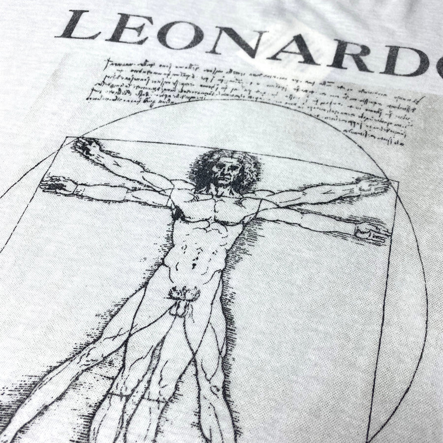 80's Leonardo da Vinci 'Vitruvian Man' T-Shirt