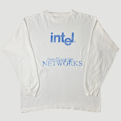 Late 90's Intel Long Sleeve T-Shirt