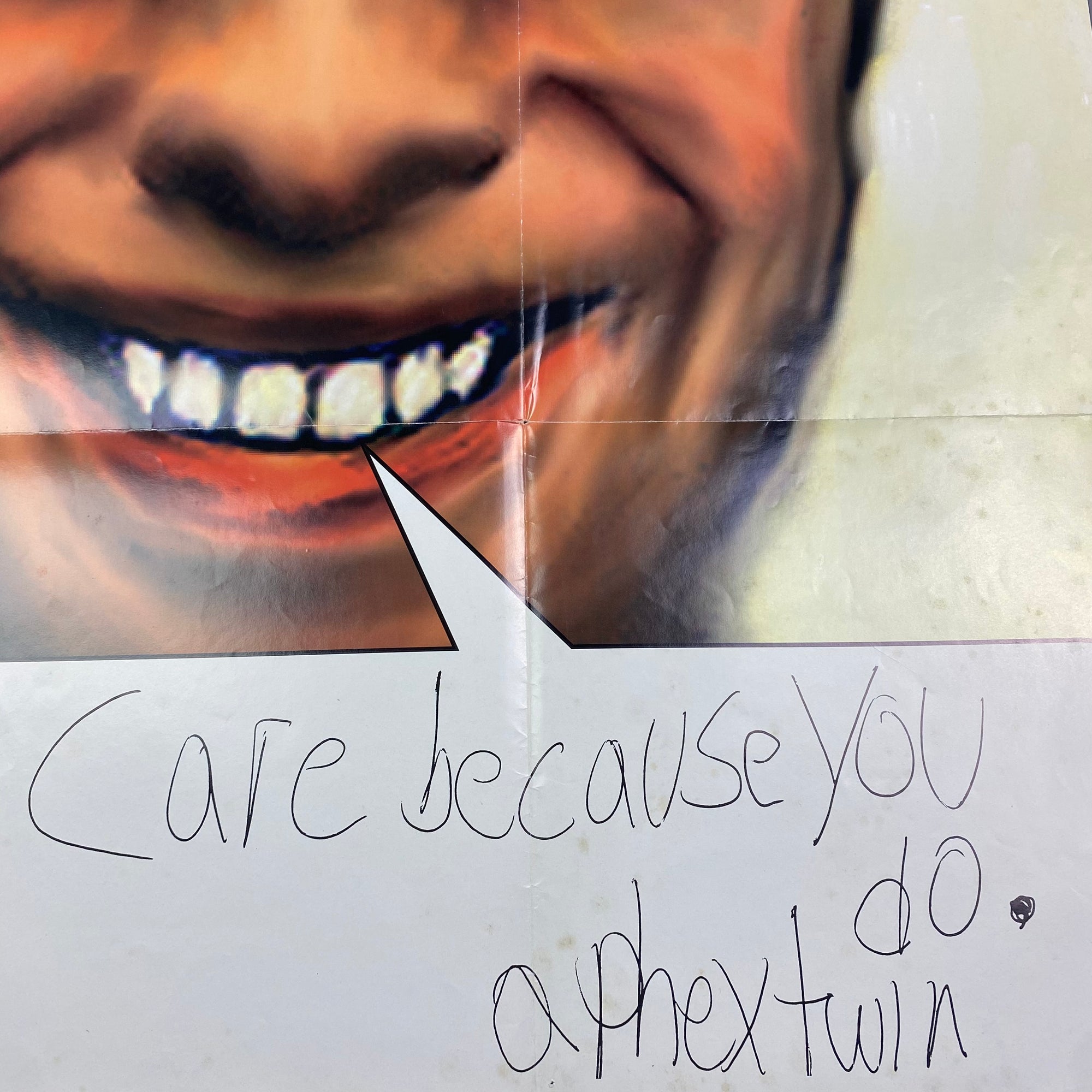 1995 Aphex Twin ...I Care Because You Do Poster