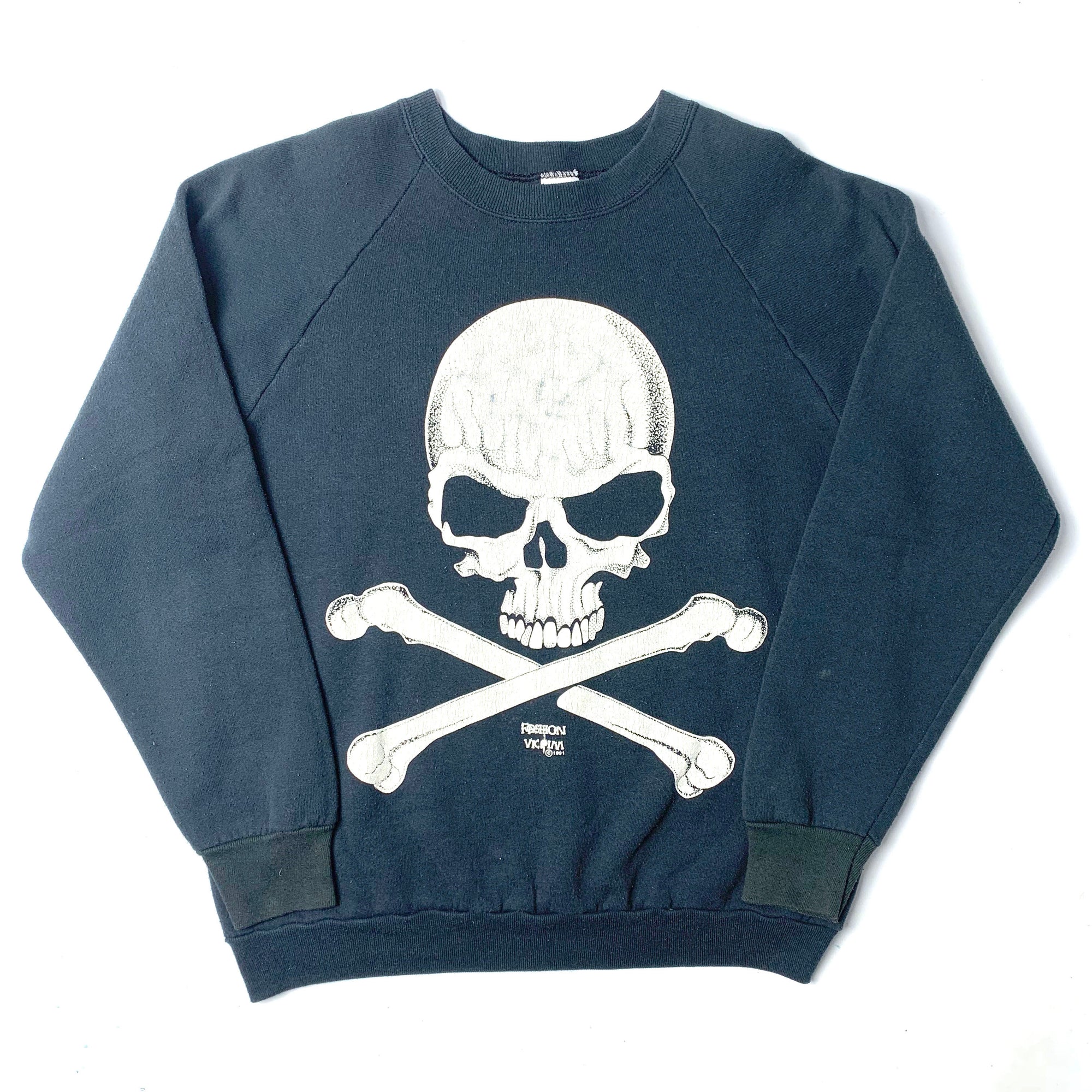 1991 Fashion Victim Skull and Bones Sweatshirt