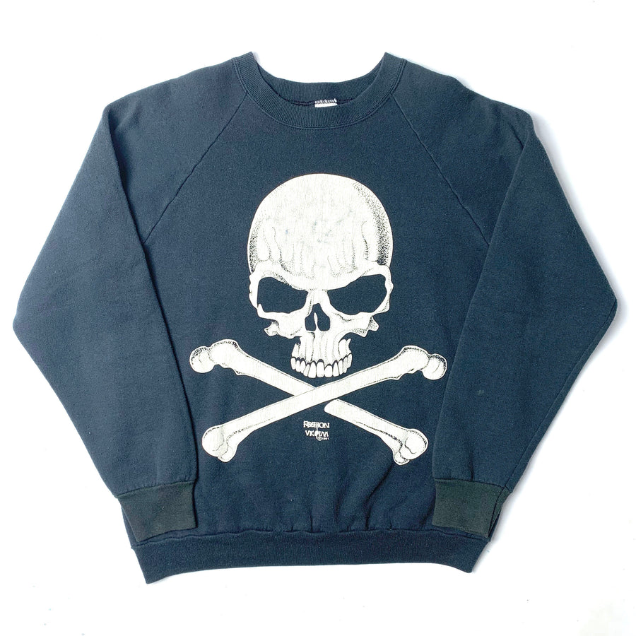 1991 Fashion Victim Skull and Bones Sweatshirt
