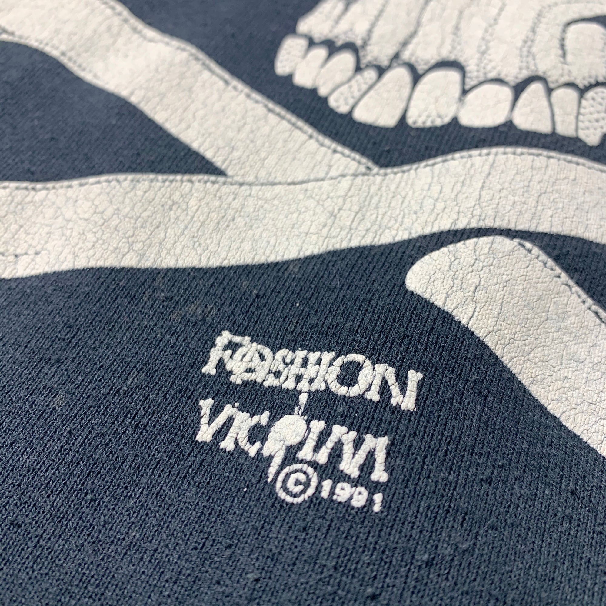 1991 Fashion Victim Skull and Bones Sweatshirt